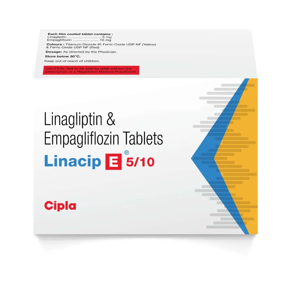 Linacip E 5/10mg Strip Of 10 Tablets