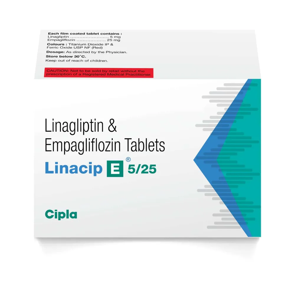 Linacip E 5/25mg Strip Of 10 Tablets