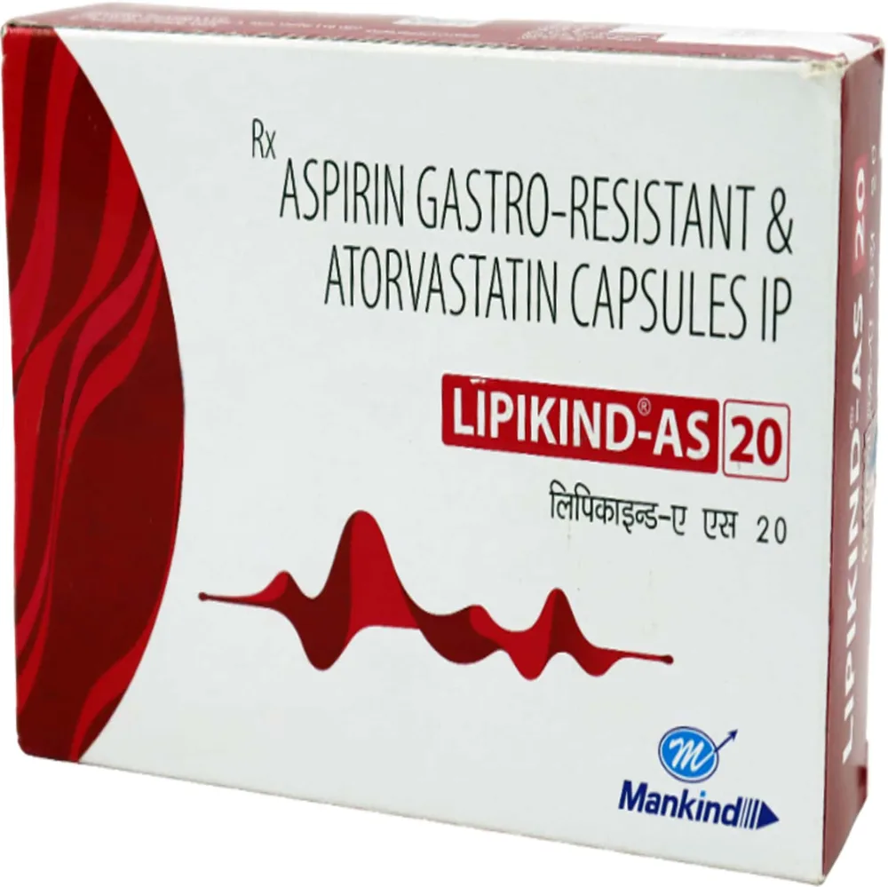 Lipikind As 20/75mg Strip Of 10 Capsules
