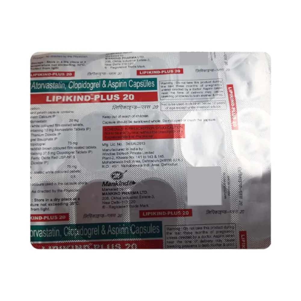 Lipikind-Plus 20 Capsule
