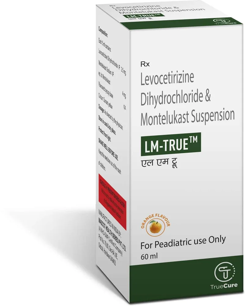 Lm True Orange Flavour Bottle Of 60ml Suspension