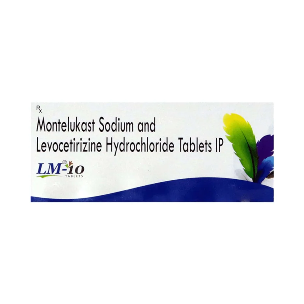 Lm 10mg Strip Of 10 Tablets