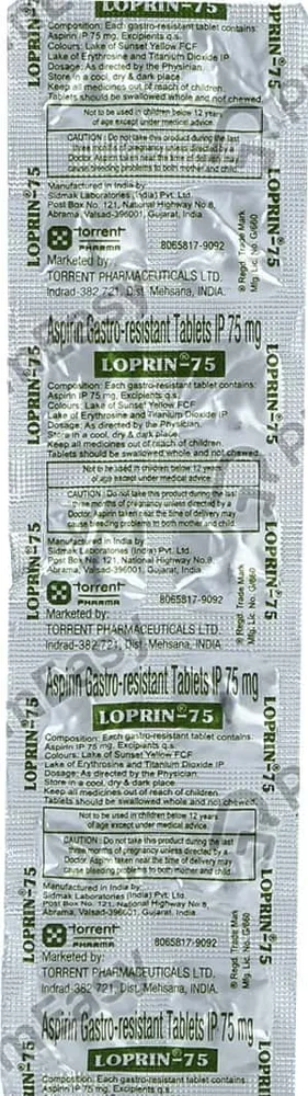 Loprin 75 Tablet