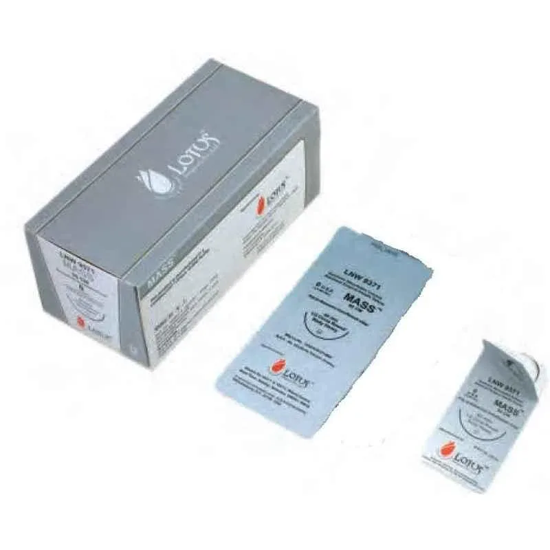 Lotus Mass Suture -PDS Type- USP 0-90 cm-1/2 Circle Round Bodied,Heavy 40 mm Needle - LNW9371 - 12 Pcs
