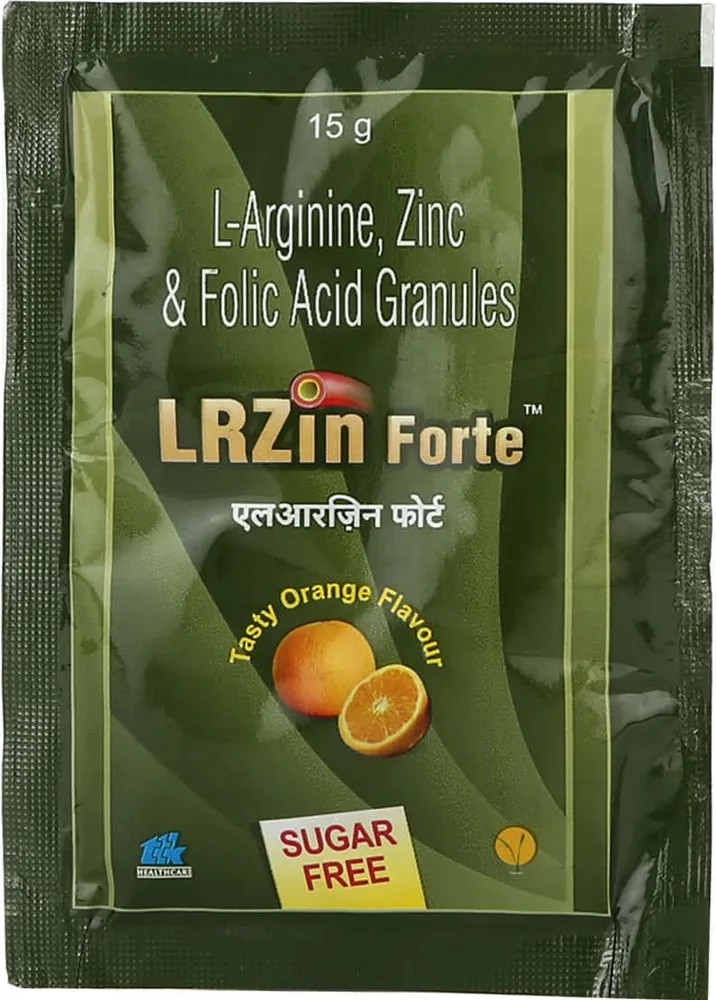 Lrzin Forte Orange Flavour Sugar Free Sachet Of 15gm Oral Granules