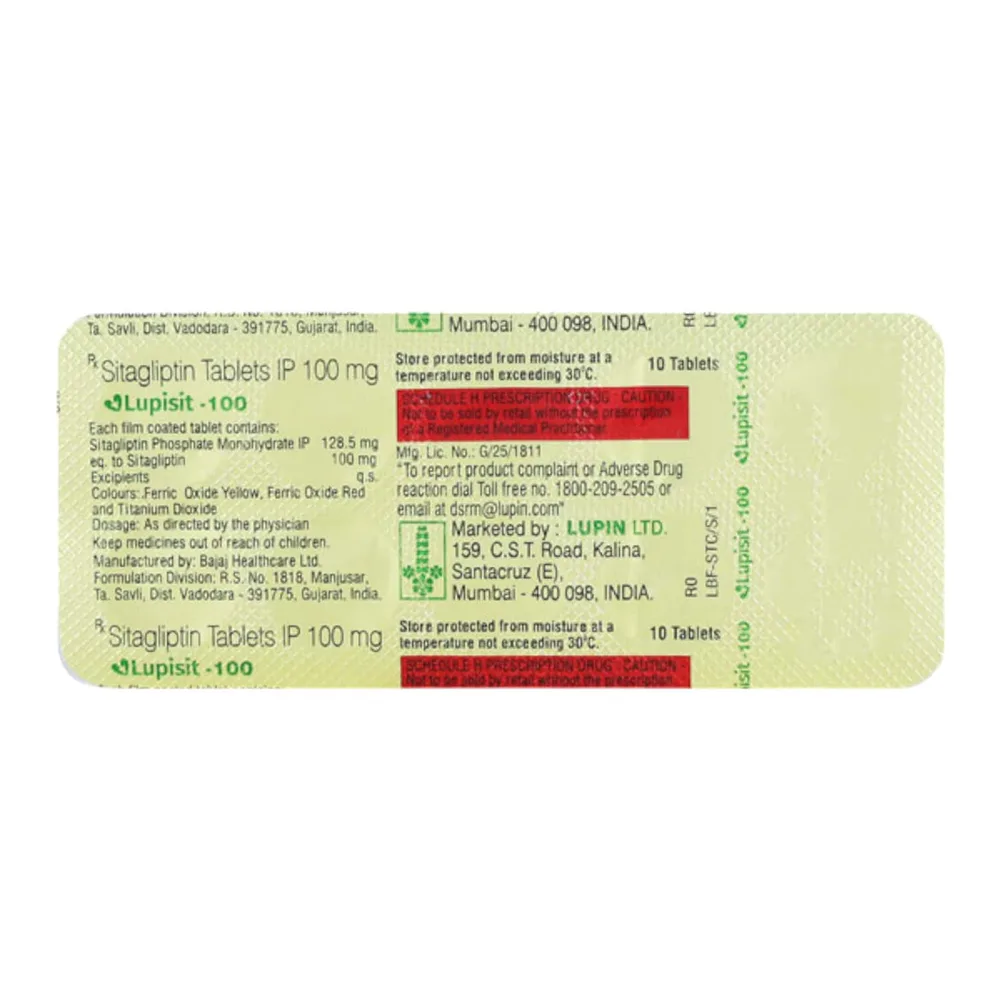 Lupisit 100mg Strip Of 10 Tablets