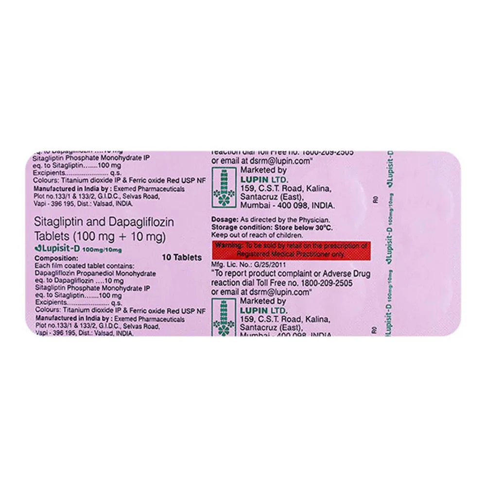 Lupisit D 100/10mg Strip Of 10 Tablets