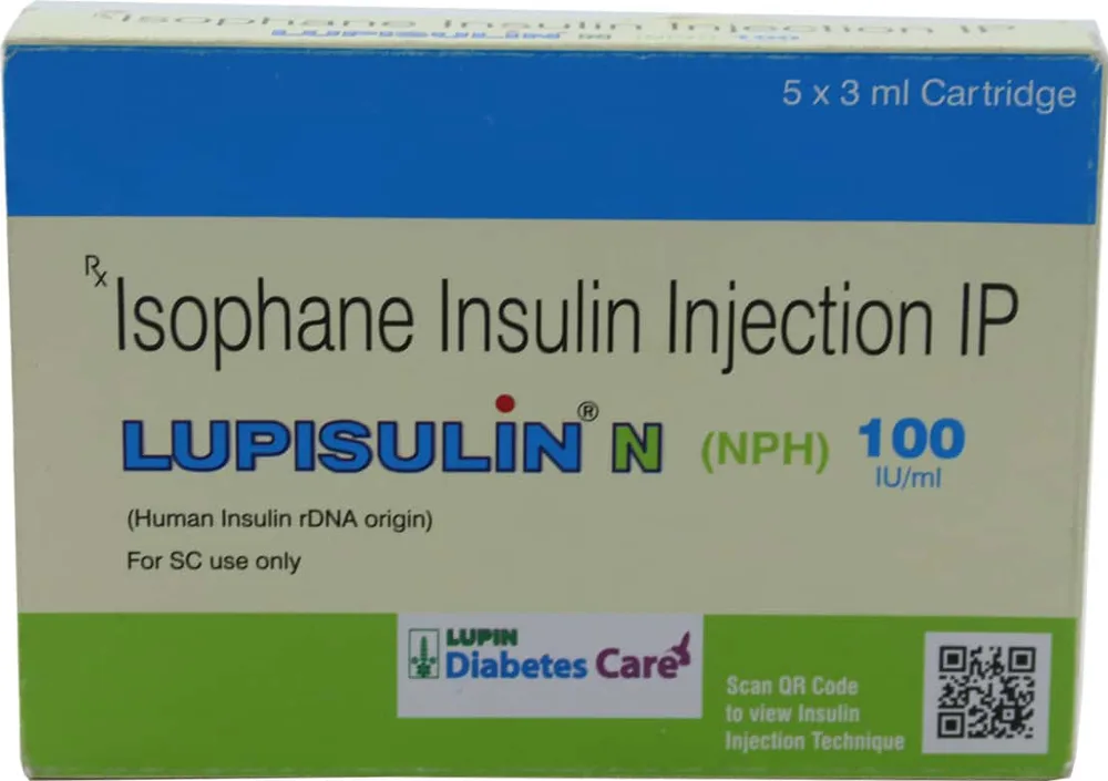 Lupisulin N 100iu Cartridge Of 3ml Injection