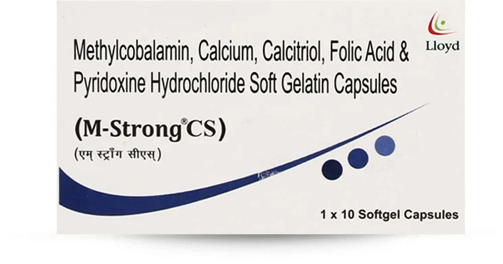M Strong Cs Strip Of 10 Softgel Capsules