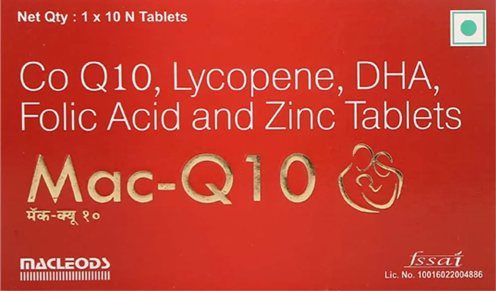 Mac Q 10mg Strip Of 10 Tablets