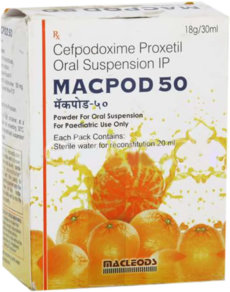 Macpod 50mg Bottle Of 30ml Suspension