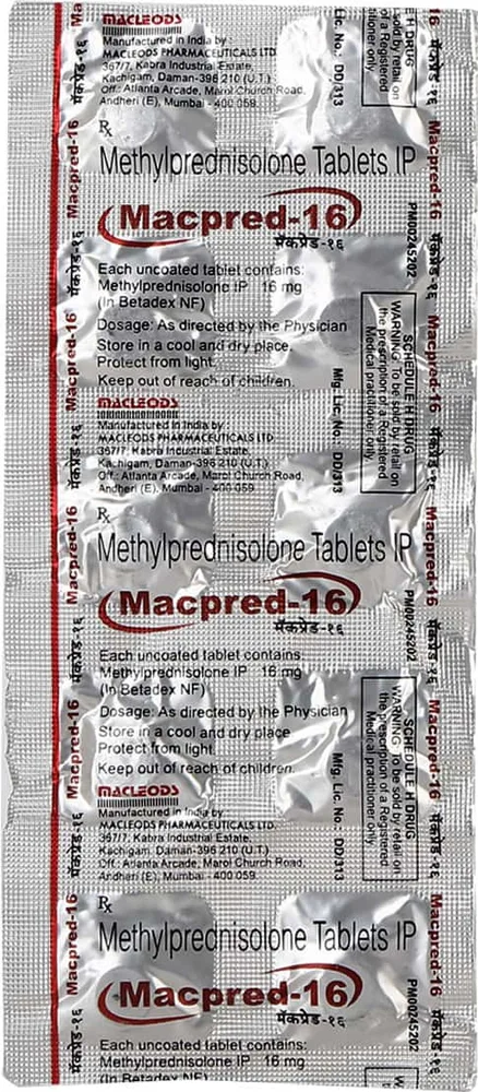 Macpred 16mg Strip Of 10 Tablets