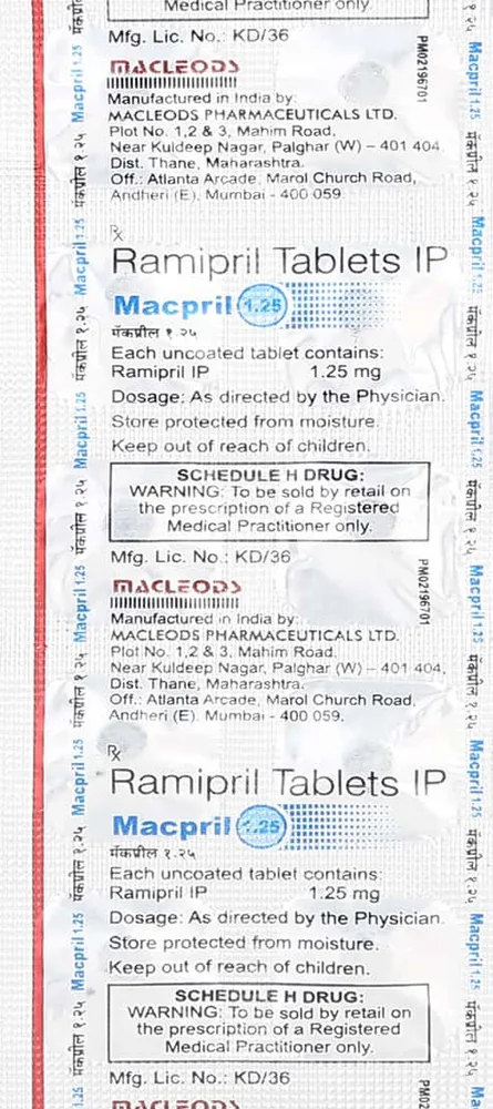 Macpril 1.25mg Strip Of 10 Tablets