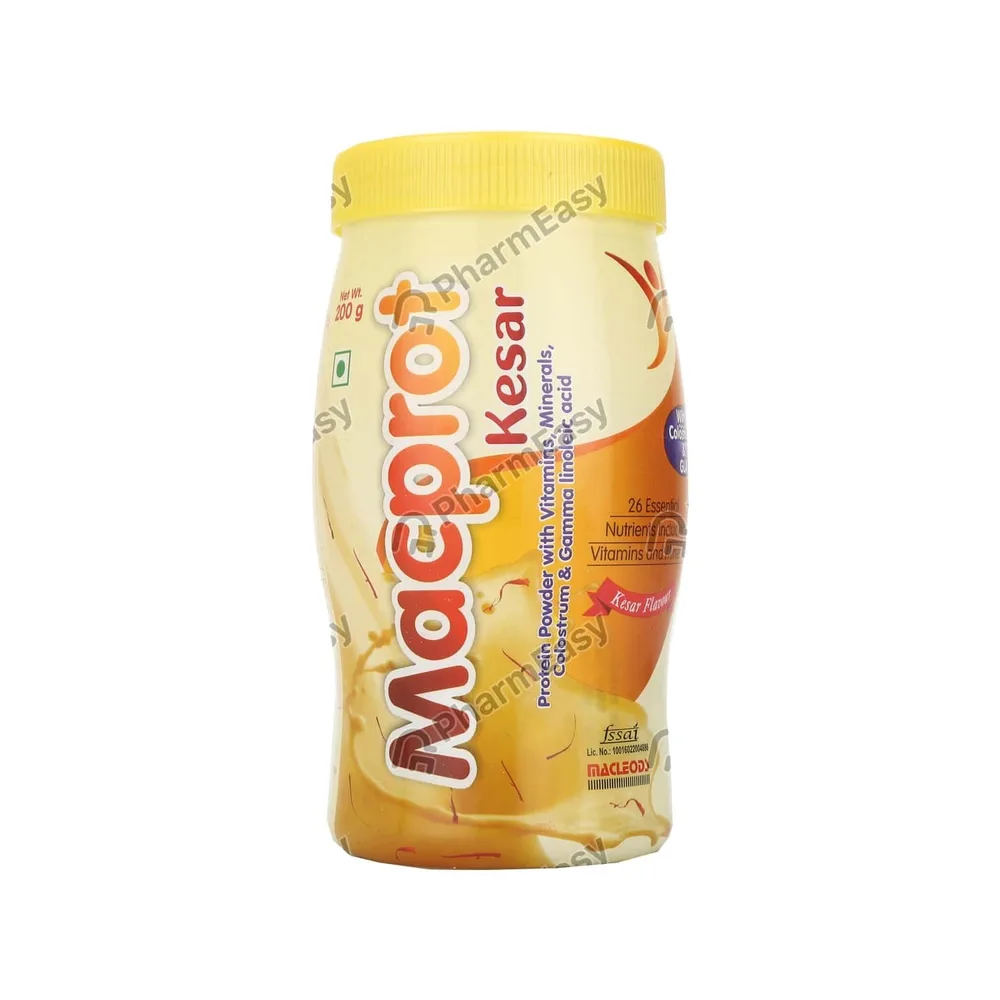 Macprot Kesar Flavour Bottle Of 200gm Powder