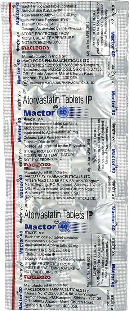 Mactor 40mg Strip Of 10 Tablets