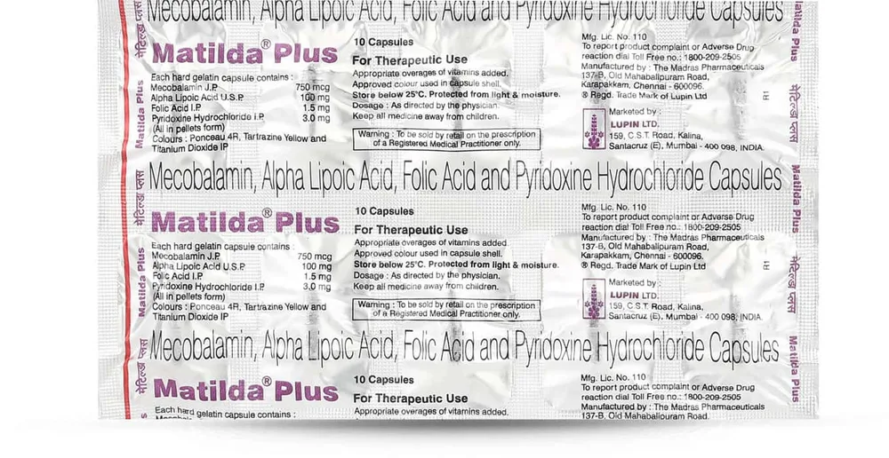 Matilda Plus Strip Of 10 Capsules