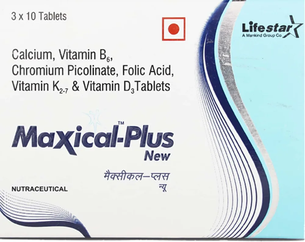 Maxical Plus New Strip Of 10 Tablets