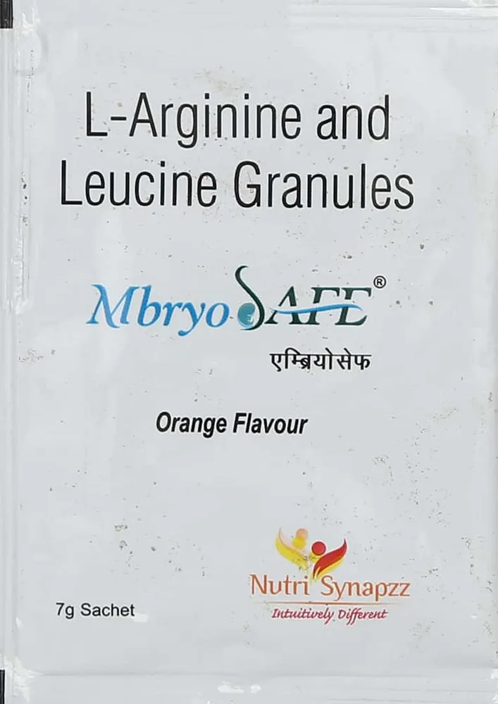 Mbryo Safe Orange Flavour Sachet Of 7gm Granules