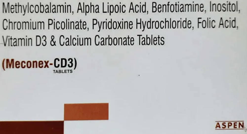 Meconex Cd3 Strip Of 10 Tablets