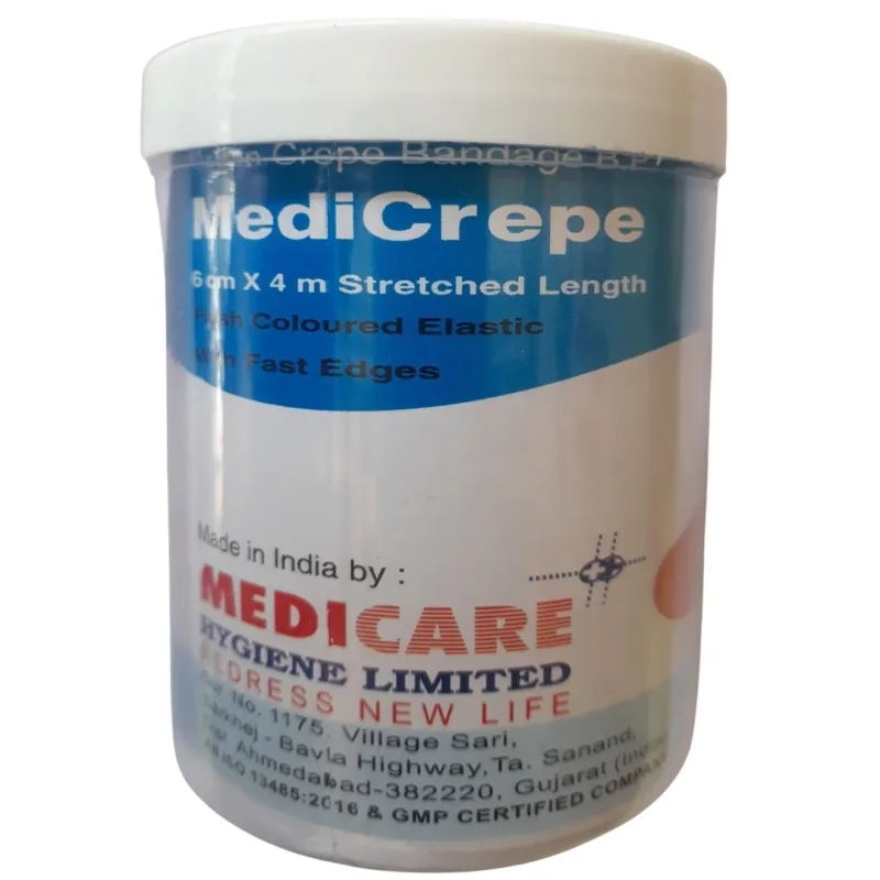 Medipcrepe Cotton Crepe Bandage (6cm X 4mtr)