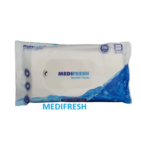 Medifresh Bed Bath Wipes 10Pcs
