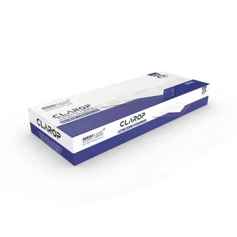 Medicare Clarop Transparent Dressing With Non Adherent Pad(30cm X 10cm)