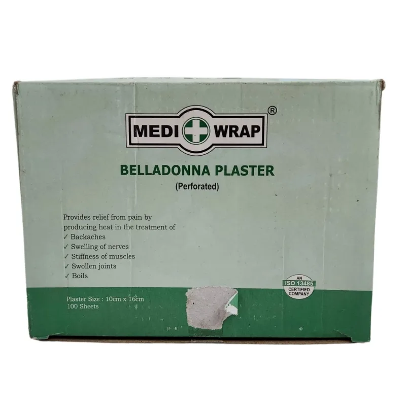 Medigrip Belladonna Plaster 10CM X 16CM-10 Sheets