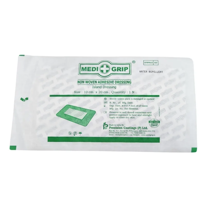 Medigrip Non-woven Adhesive Island Dressing 10CM x 20CM