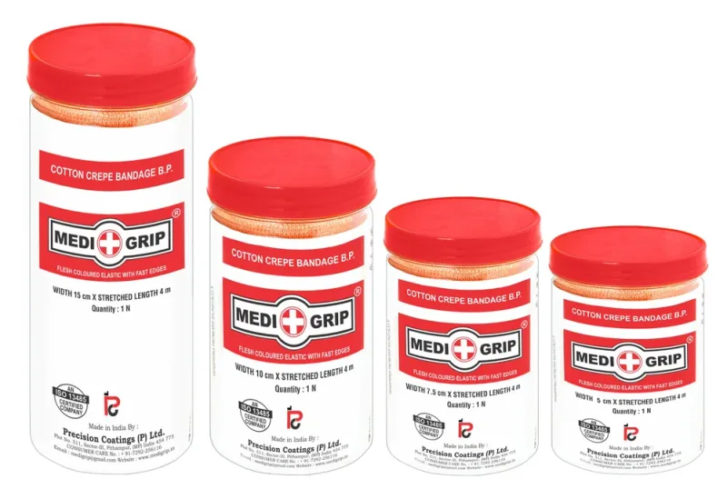 Medigrip Cotton Crepe Bandage 7.5CM x 4MTR