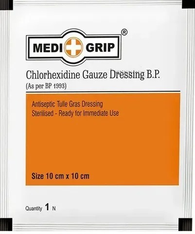 Medigrip Gauze Dressing (CHG) – 10cm*10cm