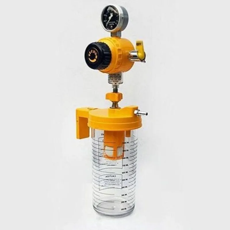 Medisafe Wall Mounted Suction Jar With Pressure Gauge