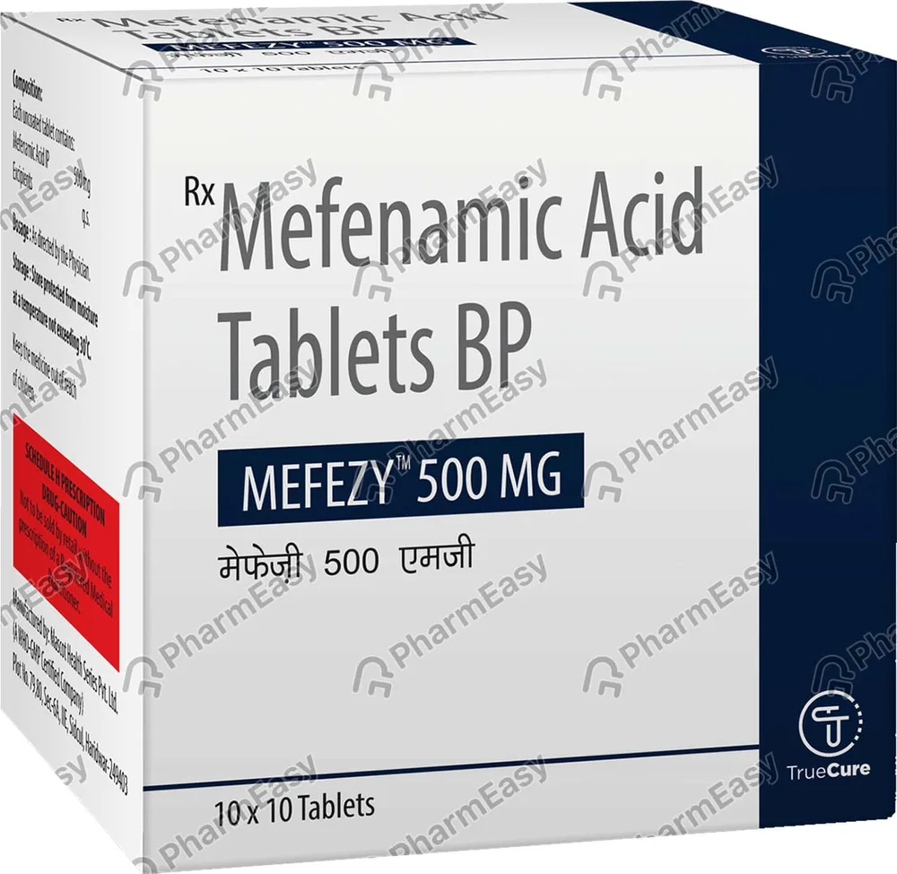 Mefezy 500mg Strip Of 10 Tablets