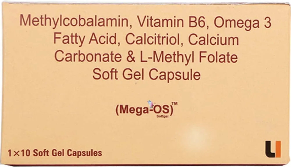 Mega Os Strip Of 10 Capsules