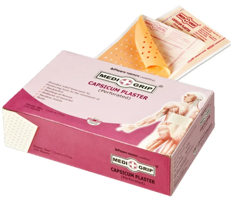 Medigrip Capsicum Plaster | 10 Sheets