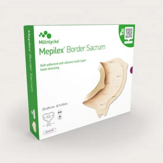 Mepilex Border Sacrum (22cm x 25cm)