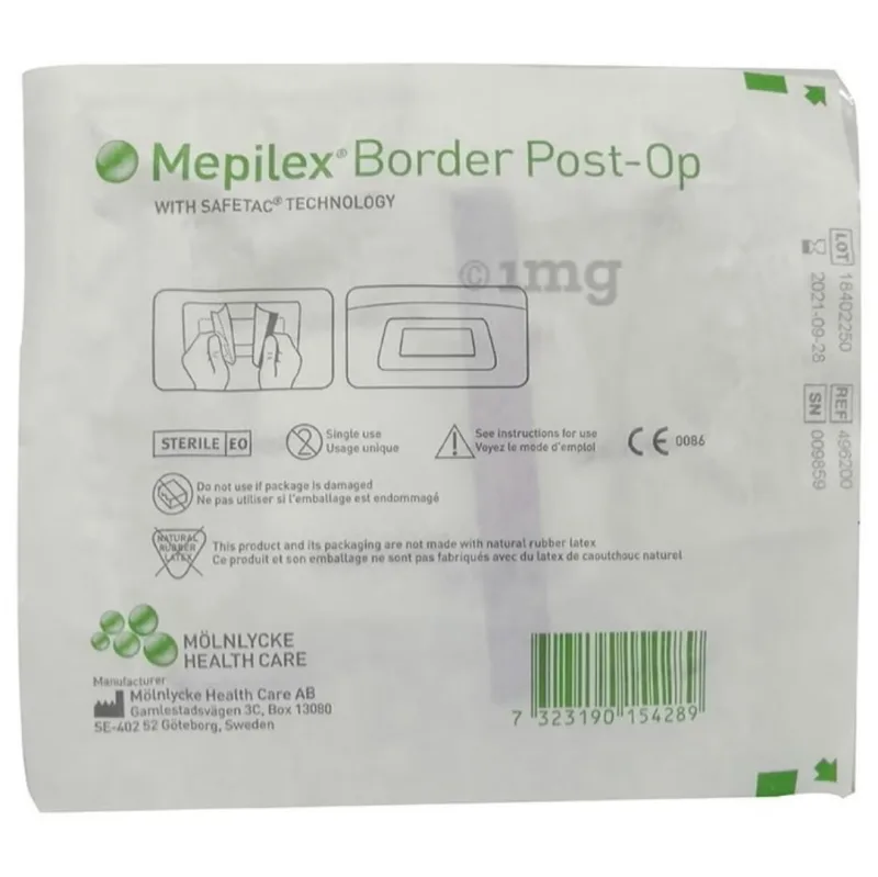 Mepilex Border Post-Op (9cm x 10cm) (496200)