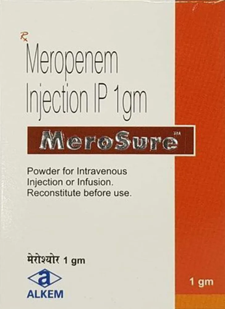 Merosure 1gm Dry Vial Of 1 Powder For Injection