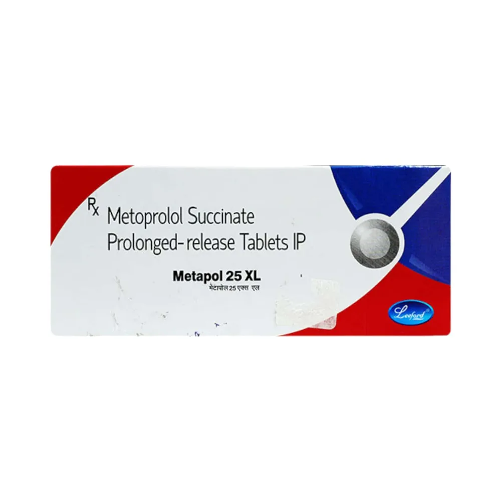 Metapol 25mg Xl Strip Of 10 Tablets