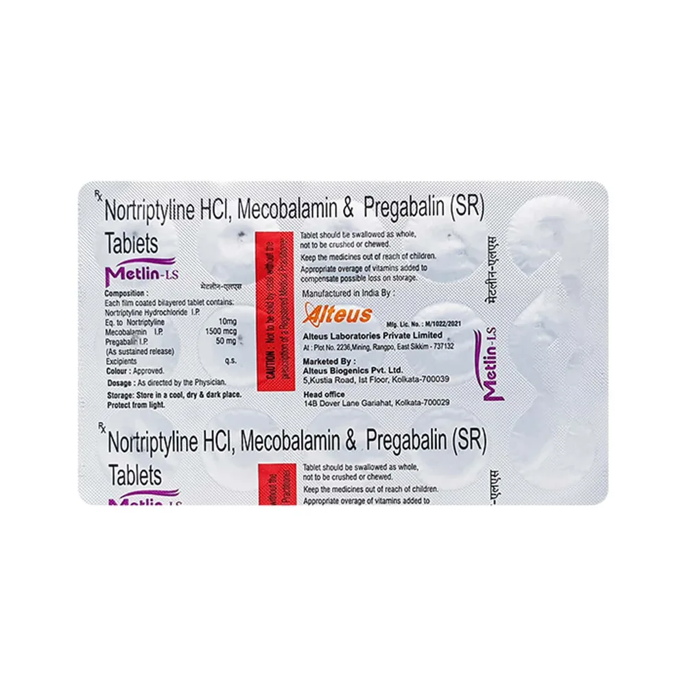 Metlin Ls Strip Of 15 Tablets