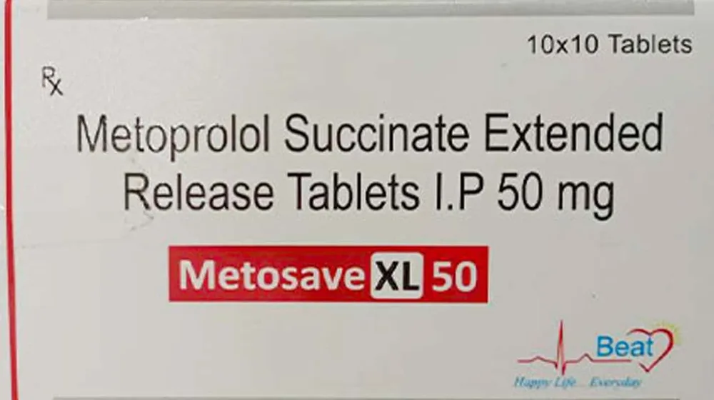 Metosave Xl 50mg Strip Of 10 Tablets