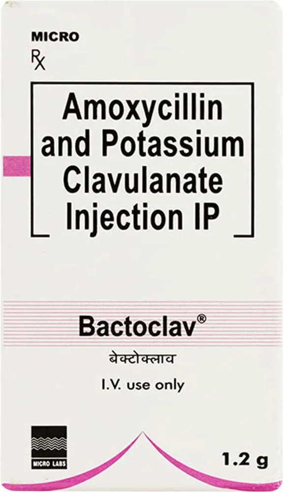 Bactoclav 1.2gm Dry Vial Of 1 Powder For Injection