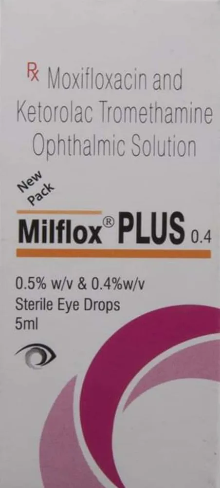 Milflox Plus Bottle Of 5ml Eye Drops