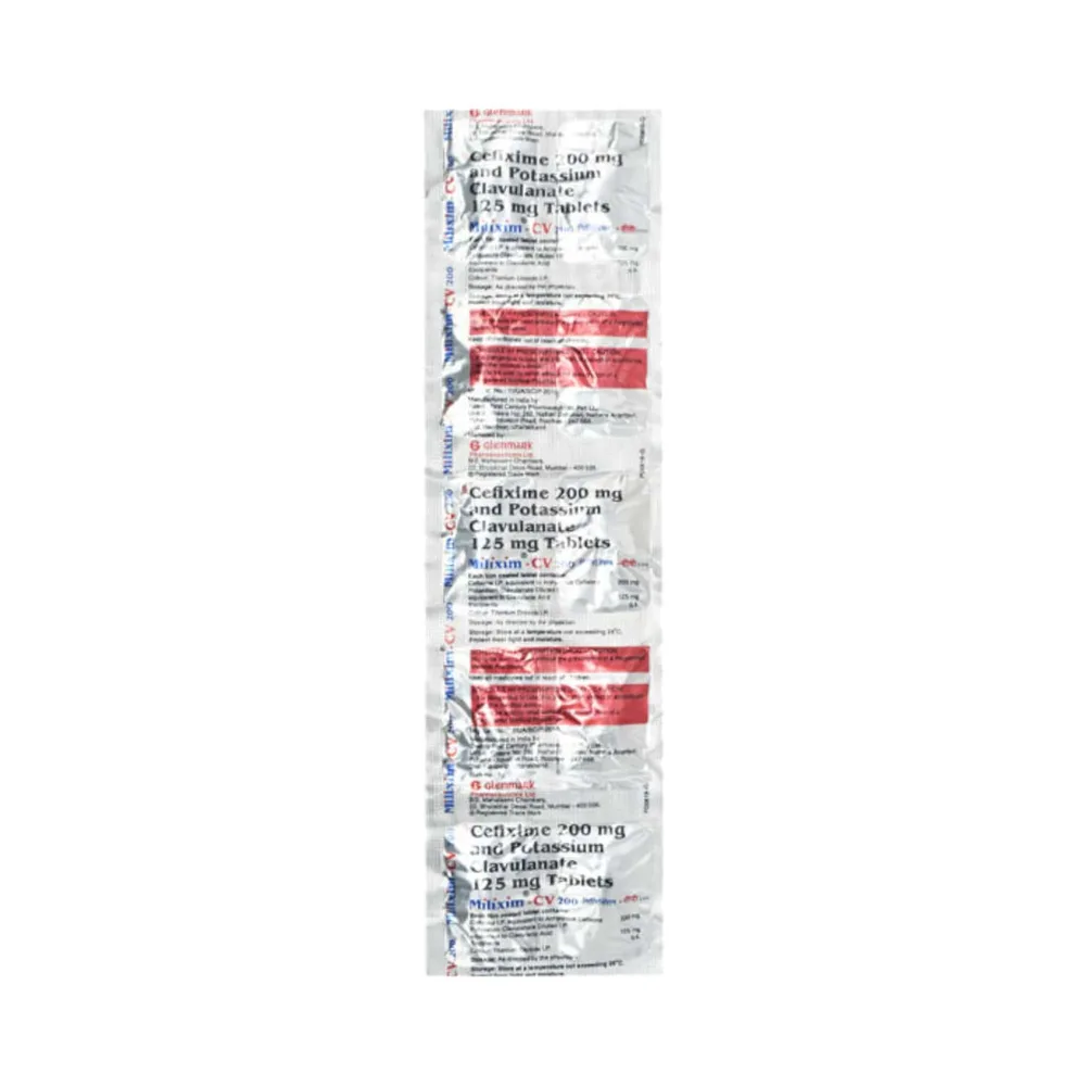 Milixim Cv 200mg Strip Of 10 Tablets