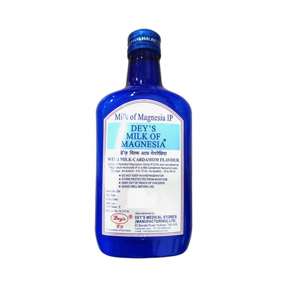Milk Of Magnesia With Milk Cardamom Flavour Bottle Of 340ml Oral Liquid