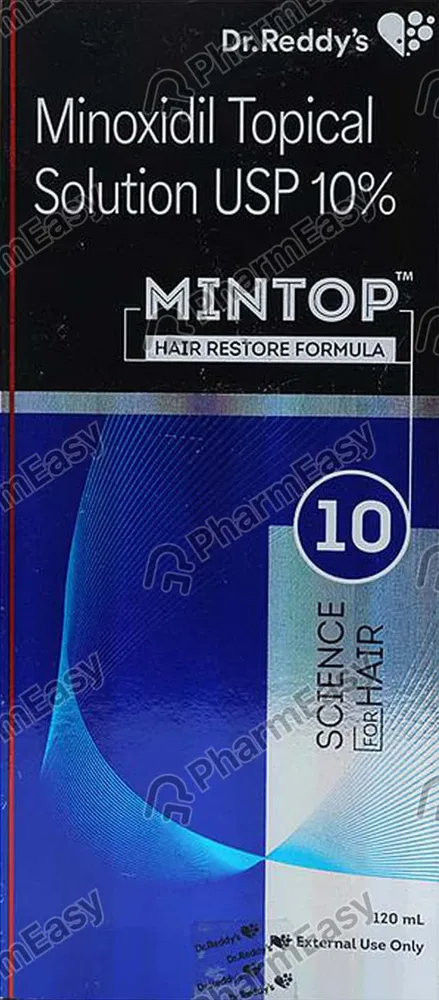 Mintop 10% Bottle Of 120ml Solution