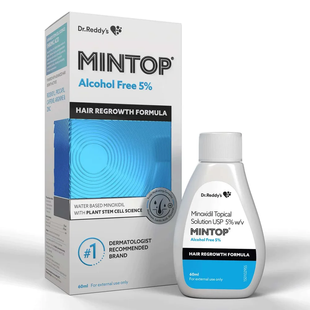 Mintop Alcohol Free 5% Bottle Of 60ml Solution