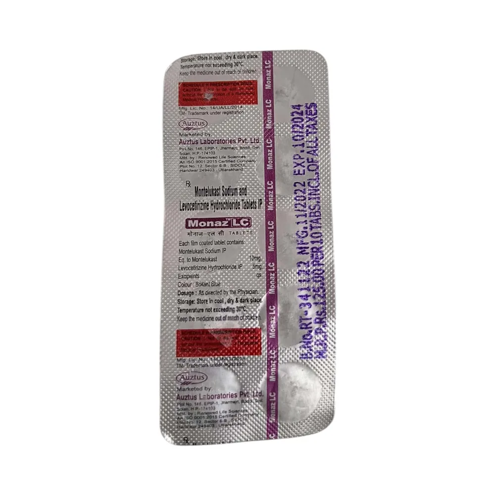 Monaz Lc Strip Of 10 Tablets