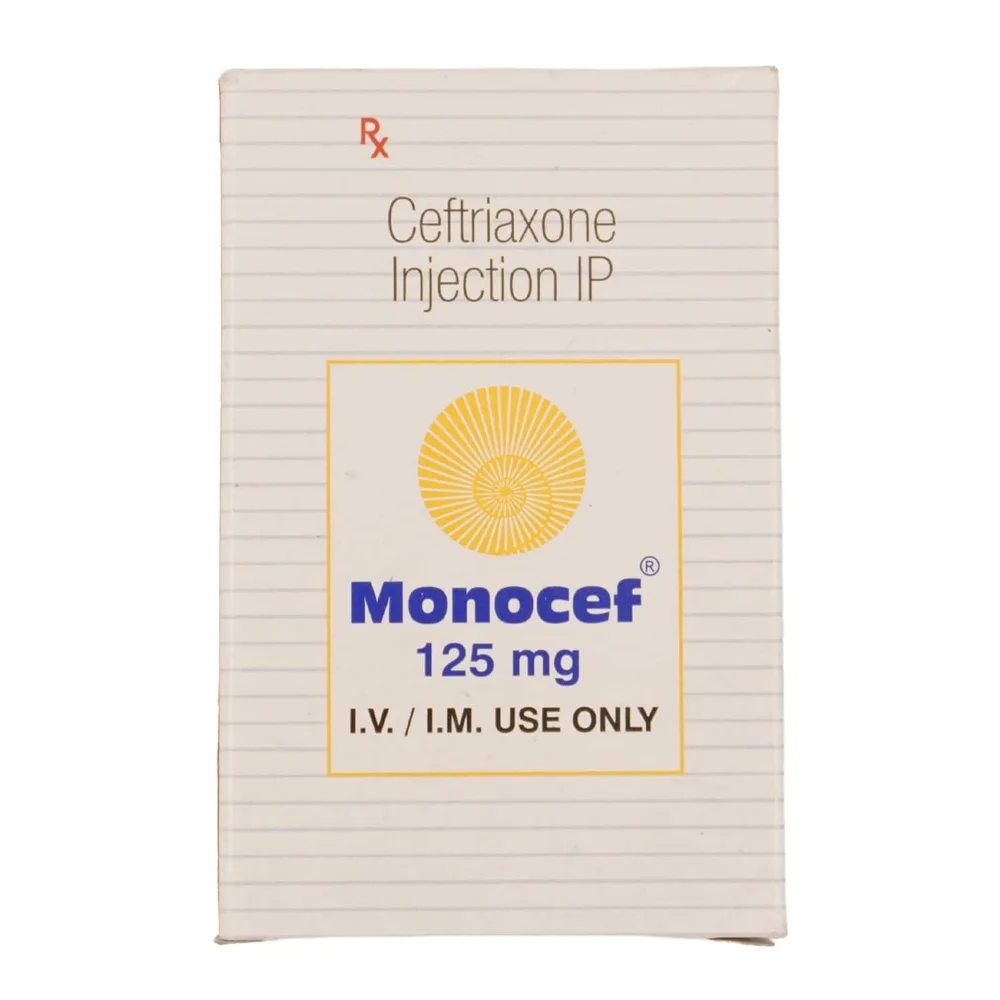 Monocef 125mg Dry Vial Of 1 Powder For Injection