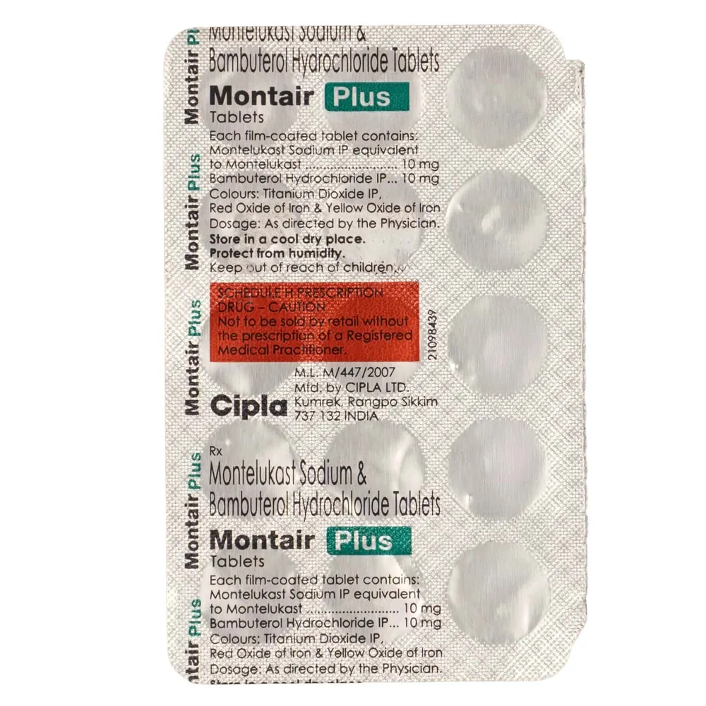 Montair Plus Strip Of 15 Tablets