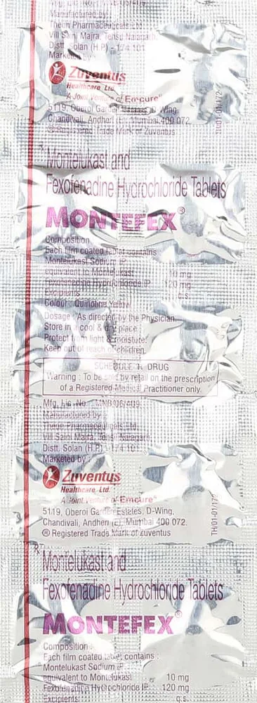 Montefex Strip Of 10 Tablets